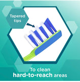 Aquafresh Kids Toothbrush for children aged 6-8 years_ Green & Blue