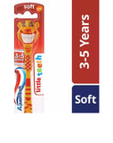 Aquafresh Little Teeth Toothbrush for Kids, Children 3-5 Years, Soft Bristles