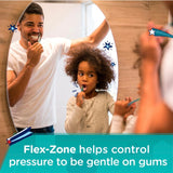 Aquafresh Kids Toothbrush for children aged 6-8 years_ Green & Blue