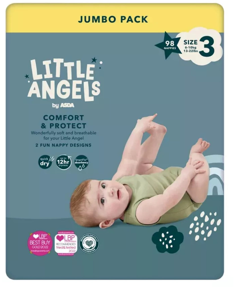 Little Angel Comfort Protect Jumbo Pack Size 3 Big Bargains Wholesale
