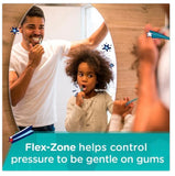 Aquafresh Kids Toothbrush for children aged 6-8 years_ Green & Blue