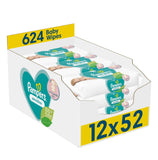 Pampers Baby Wipes Sensitive 12 x 52 per box