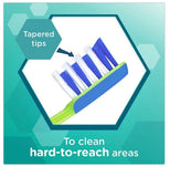 Aquafresh Kids Toothbrush for children aged 6-8 years_ Green & Blue