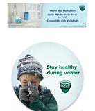 Vicks Warm Mist Humidifier - 3.8Ltr