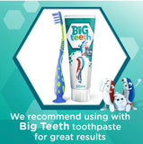 Aquafresh Kids Toothbrush for children aged 6-8 years_ Green & Blue