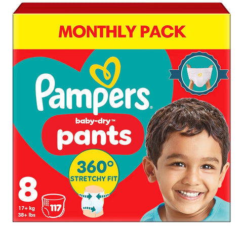 Pampers Baby Dry Pants Size 8 _117 Monthly Pack