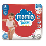 Mamia Ultra- Fit Nappy Pants 36 Pack/Size 5