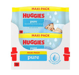 Huggies Pure Baby Wipes Maxi Pack (12x60 Wipes)