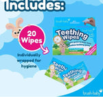 Brush-baby Biodegradable Teething Wipes From Birth