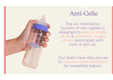 Lansinoh glass feeding bottle 240ml with natural wave teat