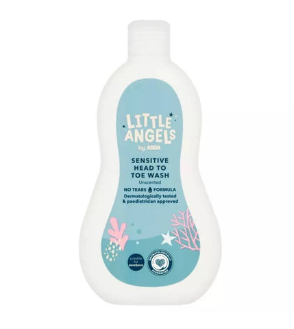 Little angels sensitive head to toe wash _ Unscented 500ml