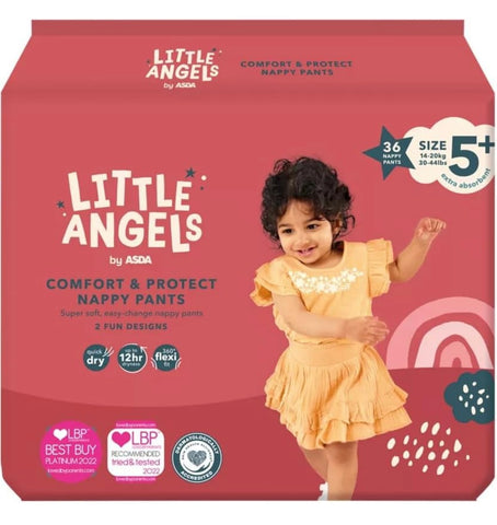 Little Angels Comfort & Protect Nappy Pants Size 5+