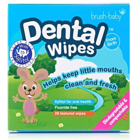 Brush-Baby Dental Wipes 0-16 Months