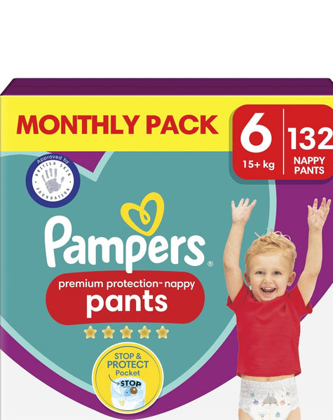 Pampers premium store nappy pants 6