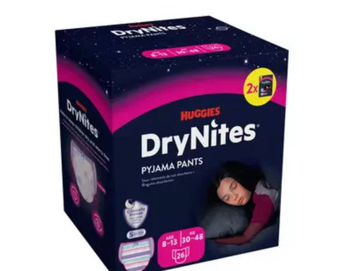 Huggies Drynites Girls 8-13  years _ 30-48kg