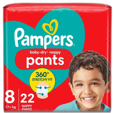 Pampers Baby Nappy Pants Size 8