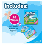 Brush-Baby Dental Wipes 0-16 Months