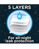 Huggies DryNites Dry Nights Pyjamas Boys 30-48kg Bed Nappy 8-13Year Pack 26 Pants