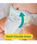 Pampers Premium Protection New Baby Size 1 Monthly Pack + Pampers Harmonie Aqua Baby Wipes