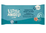 Little Angels Plastic Free Fragrance Free Sensitive Wipes (12x 60 wipes)