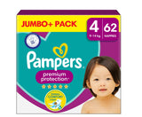 Pampers premium protection  Size 4, Jumbo+ Pack