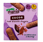 Organic Mamia Cocoa Rusk Biscotti Fingers - Pack of 2