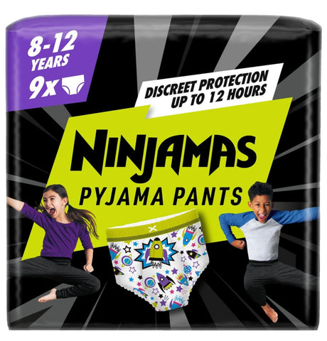 Pampers Ninjamas Pyjama Pants 8-12 Years, 27-43kg Unisex