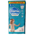 Mamia Ultra Fit Nappies Size 5 - Jumbo Pack (72 Count)