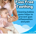 Brush-baby Biodegradable Teething Wipes From Birth