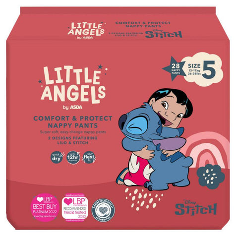 Little Angels Comfort & Protect Nappy Pants Size 5 Comic