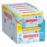 Huggies Pure Baby Wipes Maxi Pack (10 x 72 Wipes)