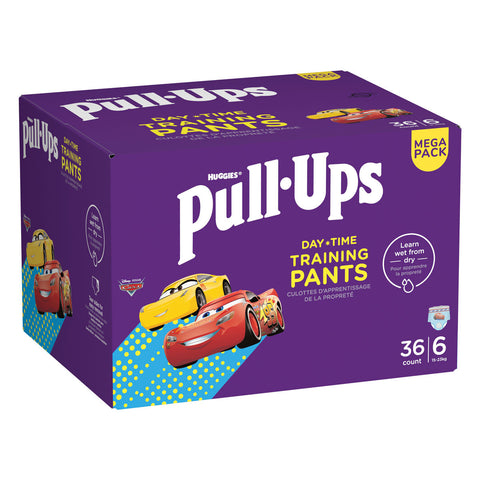 Huggies Pull-Ups Day-Time Boy Training Pants Size 6, 36 Pack/ 2-4 years Mega pack