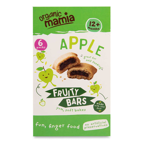 Mamia Apple Fruity Bars 6x20g(Pack of 2)