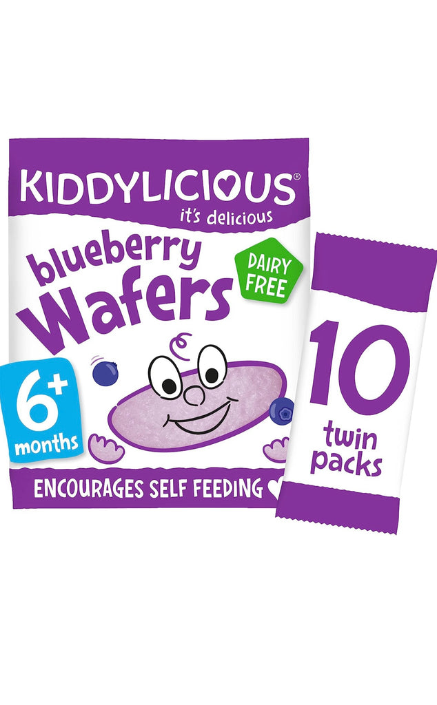 Kiddylicious Banana Wafers - Gluten and Dairy Free Kids Snack - Suitable  for 6+ Months - 4 x 10 Twin Packs on OnBuy