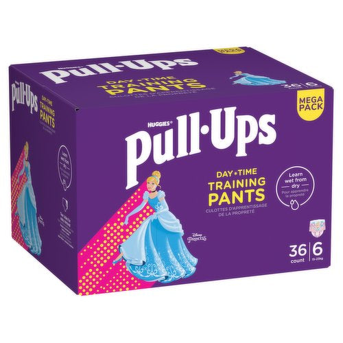 Huggies Pull-Ups Day-Time Girl Training Pants Size 6, 36 Pack_15-23kg – Big  Bargains Wholesale