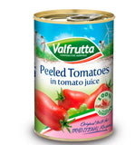 Valfrutta Peeled Plum Italian Tomatoes in Tomato Juice – 12 x 400g