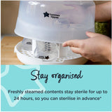 Tommee Tippee Closer to Nature Microwave Steam Steriliser - White