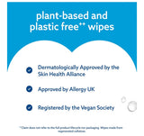 Water Wipes (Case Size 12 x60 Wipes)