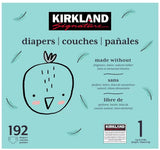 Kirkland Signature Baby Diapers Size 1