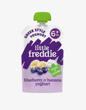 Little Freddie Organic Blueberry & Banana Greek Style Yoghurt Baby Food Pouch 6+ months 100g