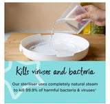 Tommee Tippee Closer to Nature Microwave Steam Steriliser - White