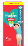 Pampers Baby Dry Nappy Pants Size 7 - Jumbo Pack - 50pcs