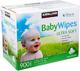 Kirkland Signature Ultra Soft Baby Wipes 9 x 100 PACK